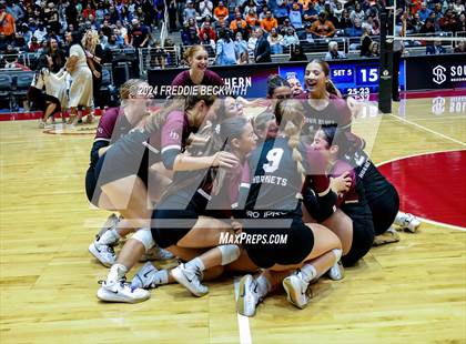 Thumbnail 1 in McKinney North vs. Flour Bluff (UIL 5A Volleyball Division I Final) photogallery.