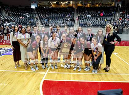 Thumbnail 2 in McKinney North vs. Flour Bluff (UIL 5A Volleyball Division I Final) photogallery.