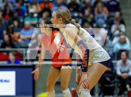 Thumbnail 3 in McKinney North vs. Flour Bluff (UIL 5A Volleyball Division I Final) photogallery.