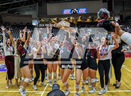 Thumbnail 3 in McKinney North vs. Flour Bluff (UIL 5A Volleyball Division I Final) photogallery.