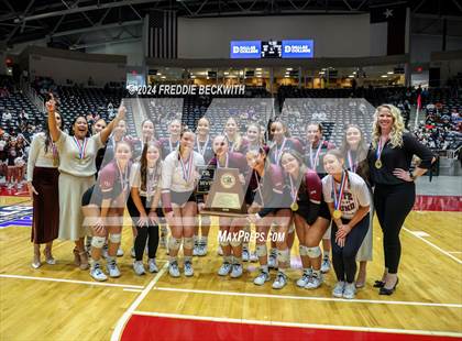 Thumbnail 2 in McKinney North vs. Flour Bluff (UIL 5A Volleyball Division I Final) photogallery.