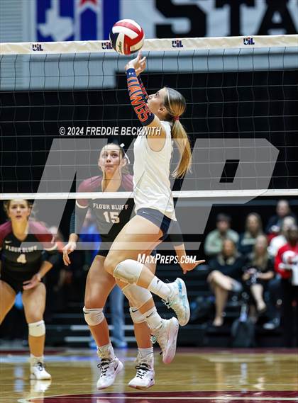Thumbnail 1 in McKinney North vs. Flour Bluff (UIL 5A Volleyball Division I Final) photogallery.