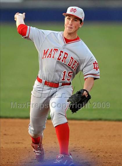 Thumbnail 1 in El Toro vs. Mater Dei (Anderson Bat Classic) photogallery.