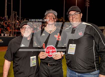 Thumbnail 3 in Notre Dame (SO) @ JSerra Catholic (CIF SS DIV 1 Championship Awards) photogallery.