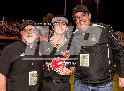 Thumbnail 3 in Notre Dame (SO) @ JSerra Catholic (CIF SS DIV 1 Championship Awards) photogallery.
