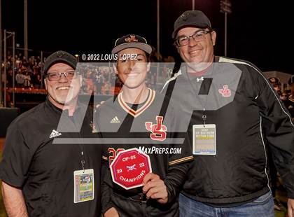 Thumbnail 3 in Notre Dame (SO) @ JSerra Catholic (CIF SS DIV 1 Championship Awards) photogallery.