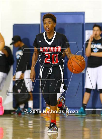 Thumbnail 2 in Oakwood vs. St. Genevieve (War on the Floor Extravaganza) photogallery.