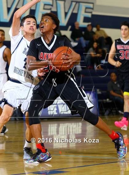 Thumbnail 3 in Oakwood vs. St. Genevieve (War on the Floor Extravaganza) photogallery.