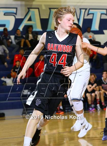 Thumbnail 3 in Oakwood vs. St. Genevieve (War on the Floor Extravaganza) photogallery.
