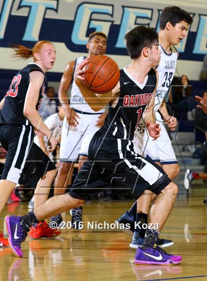Thumbnail 3 in Oakwood vs. St. Genevieve (War on the Floor Extravaganza) photogallery.