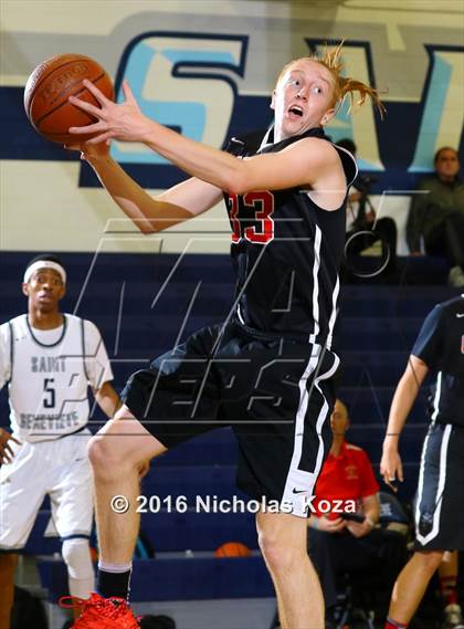 Thumbnail 1 in Oakwood vs. St. Genevieve (War on the Floor Extravaganza) photogallery.