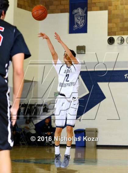 Thumbnail 3 in Oakwood vs. St. Genevieve (War on the Floor Extravaganza) photogallery.