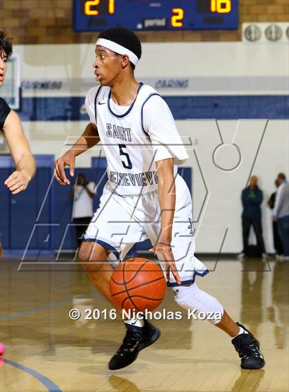 Thumbnail 1 in Oakwood vs. St. Genevieve (War on the Floor Extravaganza) photogallery.