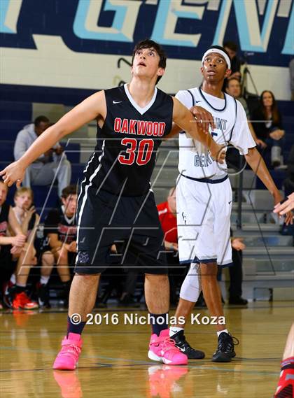 Thumbnail 3 in Oakwood vs. St. Genevieve (War on the Floor Extravaganza) photogallery.