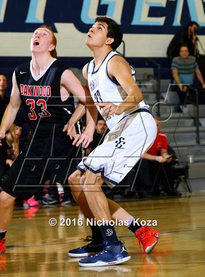 Thumbnail 3 in Oakwood vs. St. Genevieve (War on the Floor Extravaganza) photogallery.