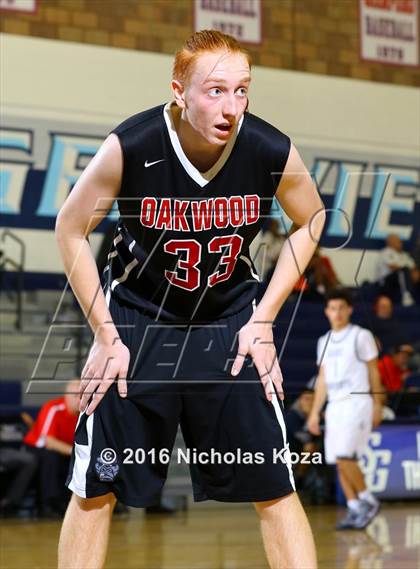 Thumbnail 3 in Oakwood vs. St. Genevieve (War on the Floor Extravaganza) photogallery.