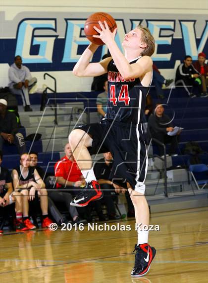 Thumbnail 1 in Oakwood vs. St. Genevieve (War on the Floor Extravaganza) photogallery.