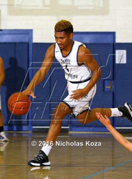 Thumbnail 1 in Oakwood vs. St. Genevieve (War on the Floor Extravaganza) photogallery.
