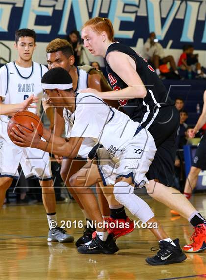Thumbnail 1 in Oakwood vs. St. Genevieve (War on the Floor Extravaganza) photogallery.