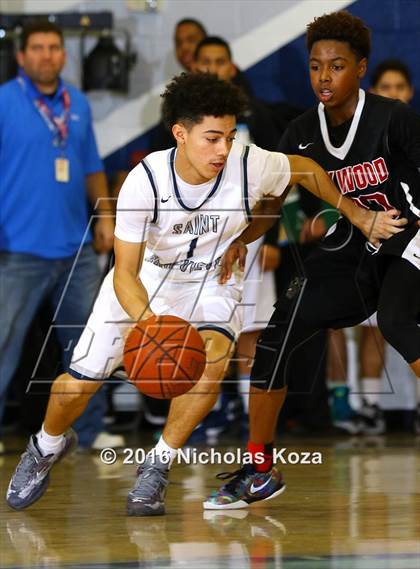 Thumbnail 3 in Oakwood vs. St. Genevieve (War on the Floor Extravaganza) photogallery.
