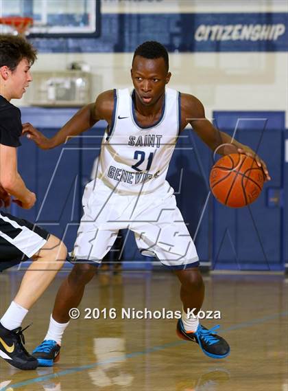 Thumbnail 2 in Oakwood vs. St. Genevieve (War on the Floor Extravaganza) photogallery.