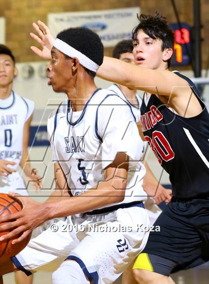Thumbnail 2 in Oakwood vs. St. Genevieve (War on the Floor Extravaganza) photogallery.