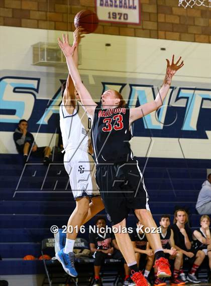 Thumbnail 1 in Oakwood vs. St. Genevieve (War on the Floor Extravaganza) photogallery.