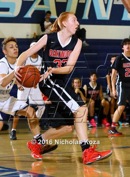 Thumbnail 2 in Oakwood vs. St. Genevieve (War on the Floor Extravaganza) photogallery.
