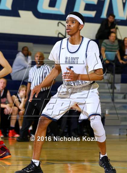 Thumbnail 3 in Oakwood vs. St. Genevieve (War on the Floor Extravaganza) photogallery.