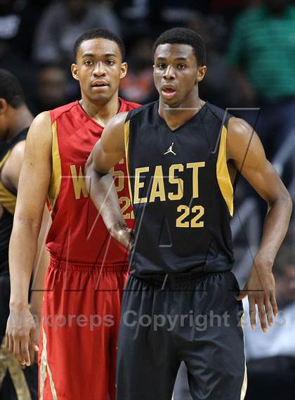 Thumbnail 1 in 2013 Jordan Brand Classic at Barclays Center photogallery.