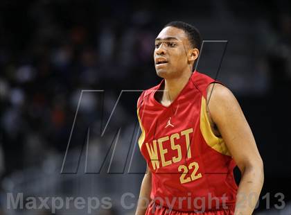 Thumbnail 2 in 2013 Jordan Brand Classic at Barclays Center photogallery.