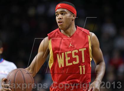 Thumbnail 2 in 2013 Jordan Brand Classic at Barclays Center photogallery.
