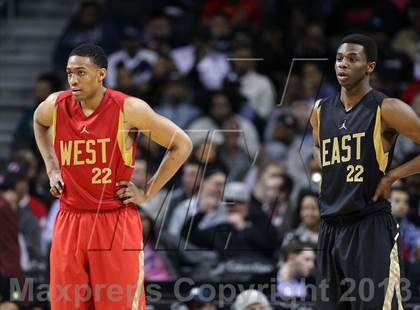 Thumbnail 3 in 2013 Jordan Brand Classic at Barclays Center photogallery.