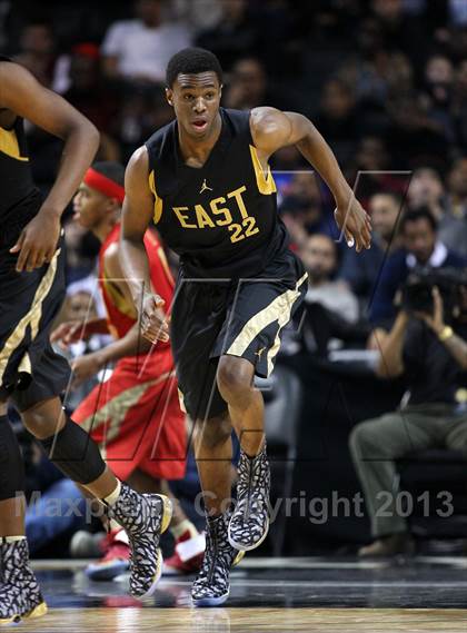 Thumbnail 1 in 2013 Jordan Brand Classic at Barclays Center photogallery.