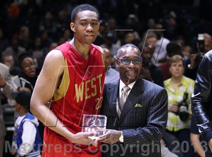 Thumbnail 2 in 2013 Jordan Brand Classic at Barclays Center photogallery.