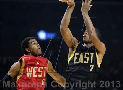 Thumbnail 2 in 2013 Jordan Brand Classic at Barclays Center photogallery.