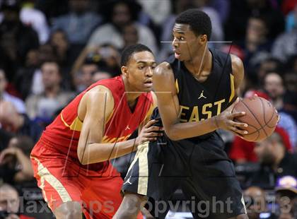 Thumbnail 2 in 2013 Jordan Brand Classic at Barclays Center photogallery.