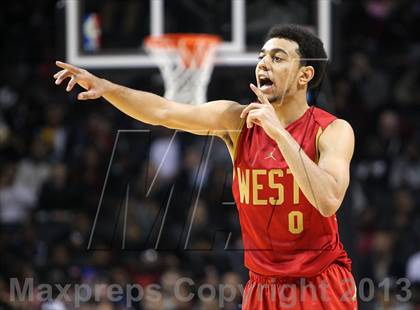 Thumbnail 1 in 2013 Jordan Brand Classic at Barclays Center photogallery.