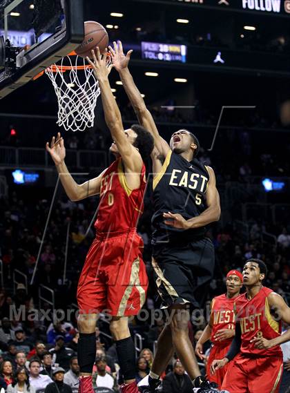 Thumbnail 3 in 2013 Jordan Brand Classic at Barclays Center photogallery.