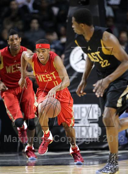 Thumbnail 2 in 2013 Jordan Brand Classic at Barclays Center photogallery.