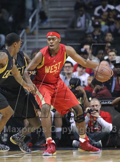 Thumbnail 1 in 2013 Jordan Brand Classic at Barclays Center photogallery.