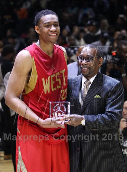 Thumbnail 1 in 2013 Jordan Brand Classic at Barclays Center photogallery.