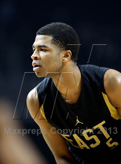 Thumbnail 2 in 2013 Jordan Brand Classic at Barclays Center photogallery.