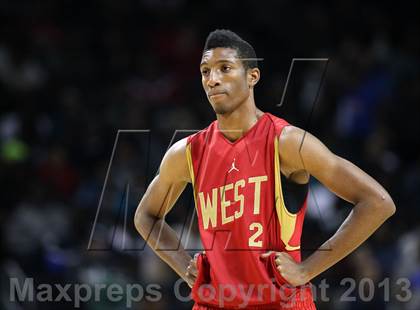 Thumbnail 2 in 2013 Jordan Brand Classic at Barclays Center photogallery.