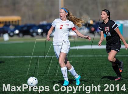 Thumbnail 1 in Incarnate Word Academy vs. Granite City (St. Louis Soccer Classic) photogallery.