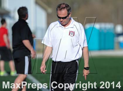 Thumbnail 1 in Incarnate Word Academy vs. Granite City (St. Louis Soccer Classic) photogallery.