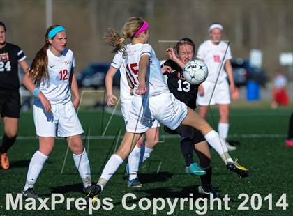 Thumbnail 1 in Incarnate Word Academy vs. Granite City (St. Louis Soccer Classic) photogallery.