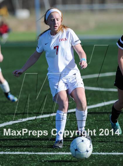 Thumbnail 2 in Incarnate Word Academy vs. Granite City (St. Louis Soccer Classic) photogallery.