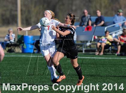 Thumbnail 3 in Incarnate Word Academy vs. Granite City (St. Louis Soccer Classic) photogallery.