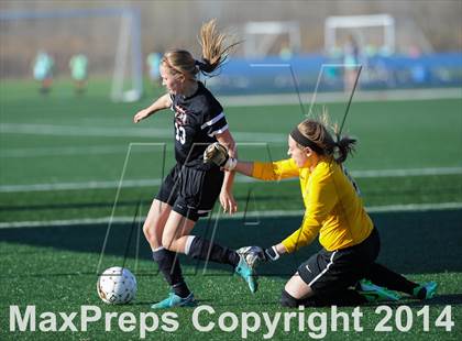 Thumbnail 2 in Incarnate Word Academy vs. Granite City (St. Louis Soccer Classic) photogallery.